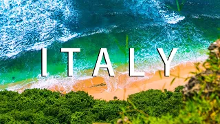 Flying Over Italy Incredible beautiful natural scenery with relaxing music | 4K ULTRA HD VIDEO