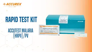 AccuTest Malaria Rapid Card Test Kit | Malaria test | Rapid Test | Malaria Meaning | Accurex