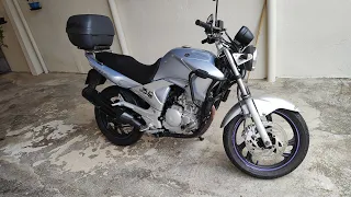 Yamaha fazer 250cc. Protetor de carenagem instalado, bora conferir.