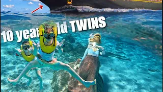 my 10 year old twins did the UNTHINKABLE on Disney’s PRIVATE island 😳 (I can't believe they made it)