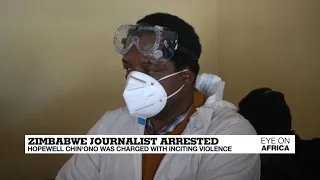 Zimbabwe journalist arrested: Hopewell Chin'ono was charged with inciting violence