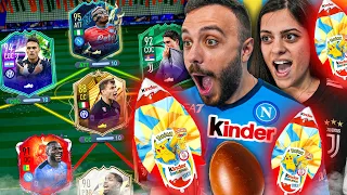 🐣 MANGIO 1 UOVO KINDER PER OGNI GIOCATORE *SERIE A* TROVATO!!!