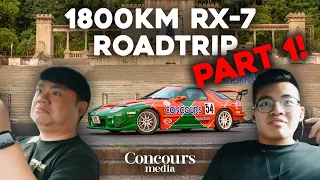 1800km in an RX-7? Driving from Singapore to Bangkok - Episode 1