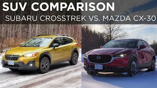 2021 Subaru Crosstrek vs. 2021 Mazda CX-30 | SUV Comparison | Driving.ca