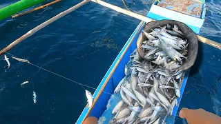 Sobrang dami ng isda halos bawat kawil may huli