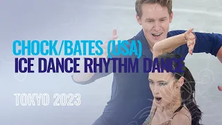 CHOCK/BATES (USA) | Ice Dance Rhythm Dance | Tokyo 2023 | #WTTFigure