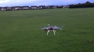 dji F550 first flight Cintinued