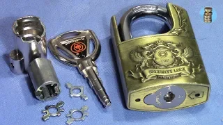 (picking 701) Pagoda lock picked and explored (AnBoud Z-Con TOP SECURITY padlock)