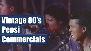 Old Pepsi Commercials from the 80's (Including Michael Jackson and Carlton!)