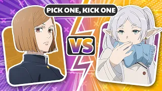 Pick One Kick One 🔥 | Anime Waifu Edition 🍥