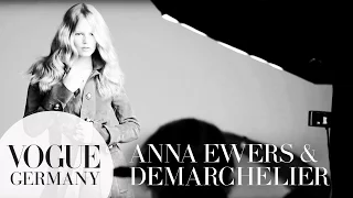 Patrick Demarchelier fotografiert Anna Ewers Cover Shoot bts fashion | VOGUE Behind the Scenes