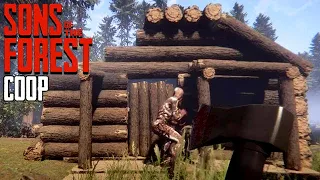 Sons of The Forest Gameplay Deutsch COOP #03 - Chaotischer Hausbau