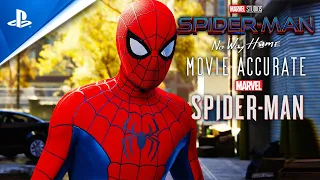 NEW Best Movie Accurate Tom Holland No Way Home Ending Suit - Spider-Man PC MODS