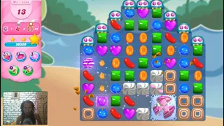 Candy Crush Saga Level 5383 - Sugar Stars, 22 Moves Completed, No Boosters