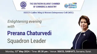 An Interactive Session with Ms. Prerna Chaturvedi - Flight Lieutenant #sgcci