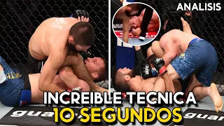 ¿Como KHABIB dejo dormido a JUSTIN GAETHJE en solo 10 SEGUNDOS? | Análisis Khabib vs Gaethje UFC 254