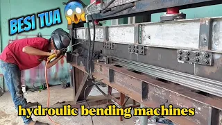 make a hydraulic plate bending machine from scrap metal