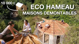 🏡 Maisons Autonomes Démontables (et c'est légal). Visite éco village en Bretagne