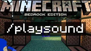 Comment utiliser le /playsound sur Minecraft Bedrock ??? [CommandBlock]