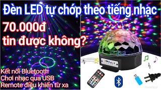 Khám phá Đèn LED chớp theo tiếng nhạc giá 70K