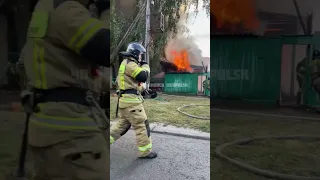 Пожар на улице Розы Люксембург, Ульяновск