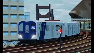 Roblox NYC Subway:Automated April fools Update (AA) and (B) game made by @a1bro_