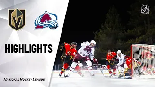 Golden Knights @ Avalanche 2/20/21 | NHL Highlights