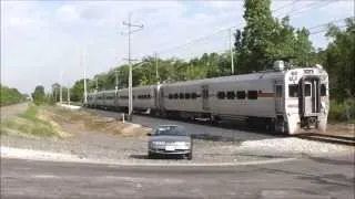 BNSF & South Shore Line at Grandview, South Bend, Indiana, 06.07.13