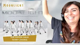 SB19 Ian Asher Terry Zhong - Moonlight ⚪ - Vocal Coach Reaction & Analysis
