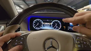 MERCEDES S550 W222 REAR BRAKES REPLACEMENT SERVICE MODE ACTIVATION & DEACTIVATION PROCEDURE