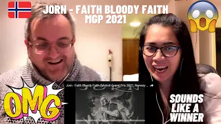 🇩🇰NielsensTv REACTS TO 🇳🇴Jorn - Faith Bloody Faith - MGP 2021- SOUNDS LIKE A WINNER😱🤟💕