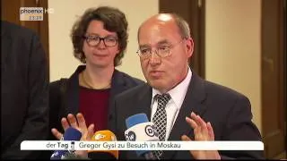 Ukraine-Krise: Statement von Gregor Gysi (Linke) nach Besuch in Moskau am 12.05.2014