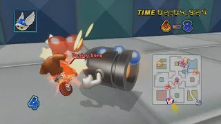 Bullet Bill is bullying everyone in Mario Kart Wii