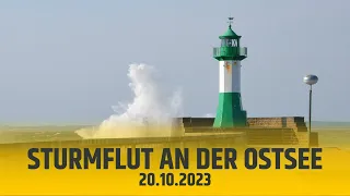 🔴 Rügen Live: Sturm und Sturmflut Oktober 2023