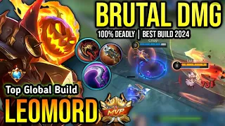 LEOMORD BEST BUILD 2024 | TOP GLOBAL LEOMORD GAMEPLAY | MOBILE LEGENDS✓