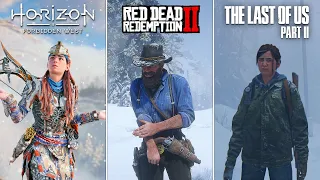 Snow Details in 20 Different Games