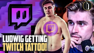 Ludwig FORCED To get TWITCH Tattoo