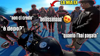 La mia EX e i miei AMICI REAGISCONO alla mia NUOVA MOTO!