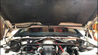 1992 camaro Z28 DSE strut tower brace review tutorial.