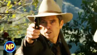 Raylan Gets Into A Shoot Out At His Parent's Home | Justified Season 2 Episode 8 | Now Playing