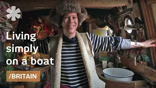 Simple living on a narrowboat home in West End London