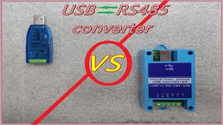 USB-RS485 конвертери, порівняння, підключення, з'єднання по RS-485 два компьютера та газоаналізатор