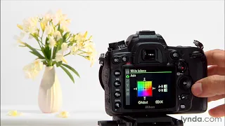 Nikon DSLR Tutorial - Using the white balance settings