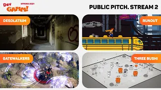 How to pitch your game? / #PublicPitch. Stream 2 (Spring 2021)
