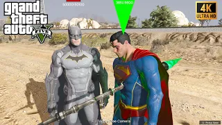 ⁴ᴷ⁶⁰ GTA V Batman VS Superman Brainiac