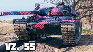 Vz. 55 WoT – 3 Kills, 10,1K Damage