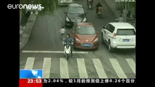 Toddler survives as two cars drive over her, China