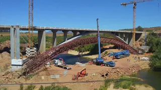 Timelapse Olifants River Arch shutter Erection