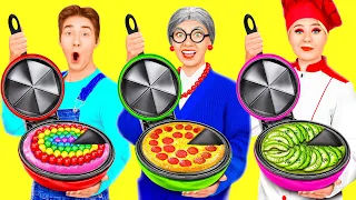 Défi De Cuisine Moi vs Grand-Mère | Bataille De Cuisine Avec Des Gadgets Secrets TeenChallenge