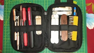 EDC подсумок оперативного реагирования для починки электроники. Victorinox, Leatherman, ништяки.